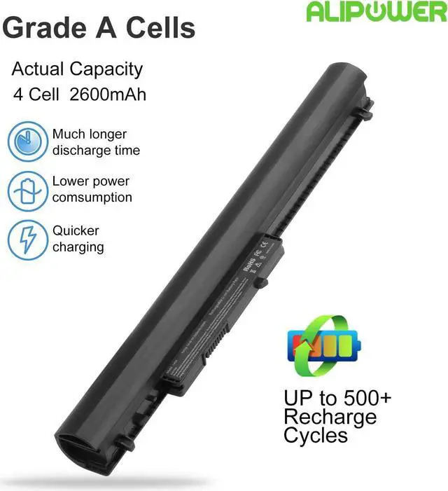 Alt view image 3 of 6 - Alipower Battery Replacement for HP 776622-001 728460-001 752237-001 LA04 LA04DF TPN-Q132 TPN-Q129 HSTNN-DB5M HSTNN-YB5M HSTNN-UB5M F3B96AA ; HP Pavilion 14 15 TouchSmart Series14.8V / 4-Cell