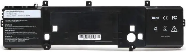 Main image of 2F3W1 Battery for Dell Alienware 15 Alienware 15 R2 Alienware 17 R3 Series 02F3WI 191YN [14.8V 92Wh Emaks