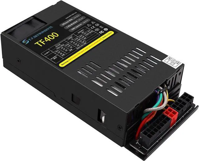Alt view image 2 of 7 - T.F.SKYWINDINTL Flex ATX Power Supply 350W 1U Fully Modular PSU 90-264V AC with 1x20/24Pin Mainboard Power,2xSATA Ports, 2xIDE Fan Power for Rack Mount Case Desktop Server POS AIO System