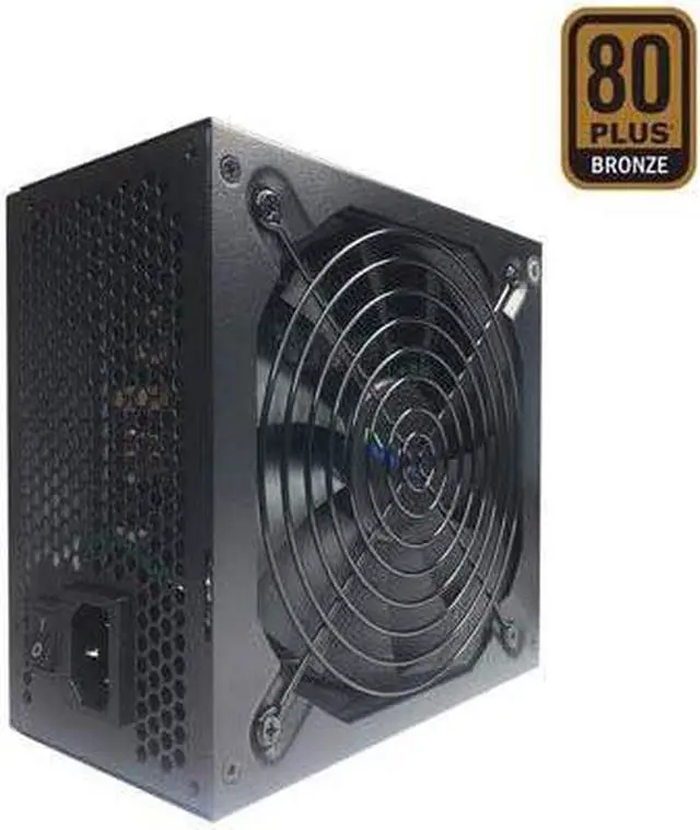 Alt view image 4 of 5 - Apevia JUPITER600W Jupiter 600W 80 Plus Bronze Certified Active PFC ATX Gaming Power Supply, Supports Dual/Quad Core CPUs, SLI/Crossfire/Haswell