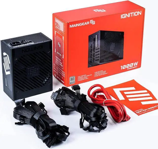 Alt view image 7 of 7 - MAINGEAR Ignition Fully Modular Power Supply PC, 1000W, 80 Plus Platinum Certified, SLI Crossfire Ready, FSP1000-50AJB, 10 Year Warrenty
