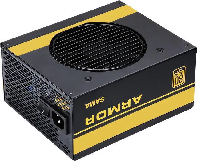 Main image of SAMA 850W Power Supply 80 Plus Gold Full Voltage Full Modular FDB Silent Fan ECO Mode 12V PSU ATX Power Supply for All Graphics Cards Black