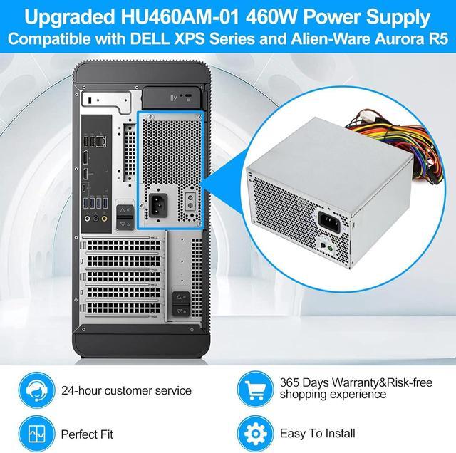 Alt view image 4 of 7 - S-Union Upgraded HU460AM-01 WC1T4 D460AM-03 460W Power Supply Compatible with Dell XPS 8930 8920 8910 8900 8700 8300 8100 Power Supply,Replace DPS-460DB-15 AC460AM-01 L350AM-00 WY7XX Power Supply