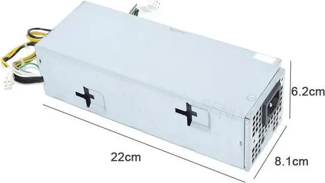 Alt view image 3 of 5 - Lemincrash New 08X63N H260EBM-00 B260EBM-00 L260EBM-00 AC260EBM-00 260W for Optiplex 3050 7050 3060 7060 7070 5090 Power Supply