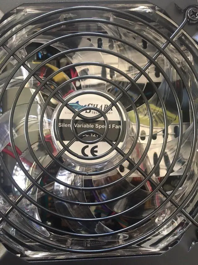 Alt view image 7 of 7 - Shark Technology LED Series 600W Quiet 120mm Blue LED Fan 24pin ATX AMD/Intel Haswell PC Power Supply Unit Retail Box with 5 Feet AC Cord and 4x Black Installation Screws.