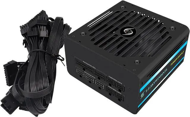 Alt view image 5 of 7 - T.F.SKYWINDINTL 700W Power Supply ATX Fully Modular Gaming PSU Full Voltage 90-265V Active PFC with PDB Fan for Desktop Server