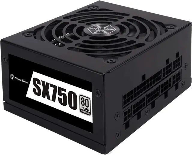 Alt view image 2 of 7 - SilverStone Technology SX750 V1.1 Platinum, 750W SFX Fully Modular 80 Plus Platinum Power Supply, SX750-PT-X