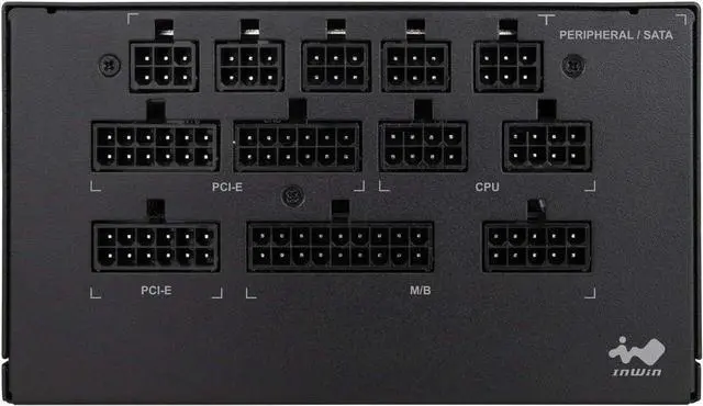 Alt view image 7 of 7 - InWin CB 1050W Classic Basic Series 1050 Watt Fully Modular Power Supply 80+ Platinum Certified, Black