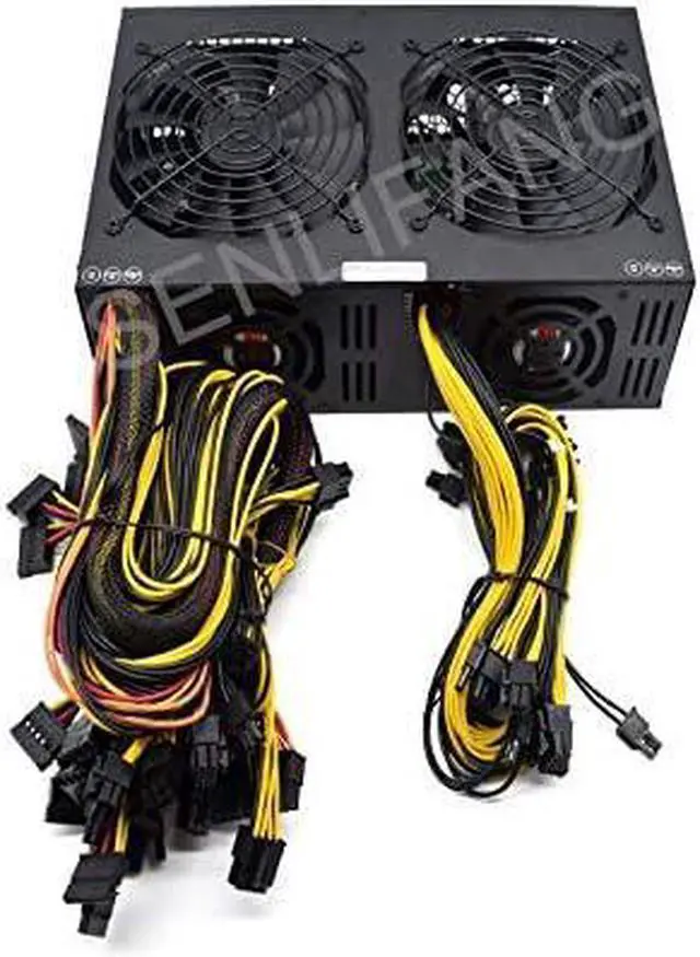 Alt view image 2 of 7 - 3600W ATX PSU Power Supply Bitcoin Miners PSU PC Power Supply 12 Card Miner Mining Rig 110-240V Pico PSU BTC ETC Power Mining