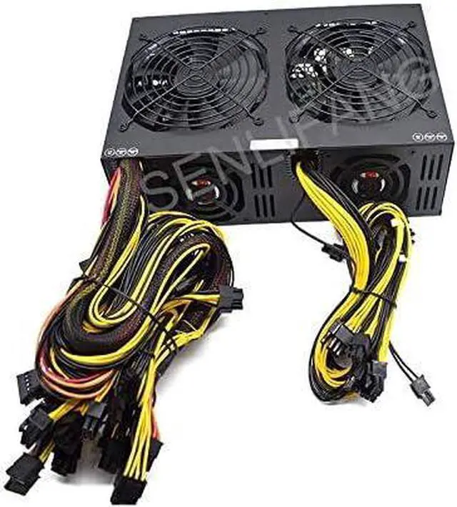 Alt view image 6 of 7 - 3600W ATX PSU Power Supply Bitcoin Miners PSU PC Power Supply 12 Card Miner Mining Rig 110-240V Pico PSU BTC ETC Power Mining