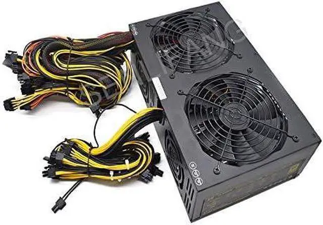 Alt view image 5 of 7 - 3600W ATX PSU Power Supply Bitcoin Miners PSU PC Power Supply 12 Card Miner Mining Rig 110-240V Pico PSU BTC ETC Power Mining