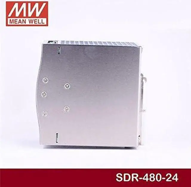 Alt view image 4 of 4 - DIN Rail PS 480W 24V 20A SDR-480-24 Meanwell AC-DC SMPS SDR-480 Series MEAN WELL Switching Power Supply