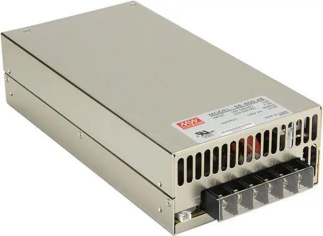 Main image of MEAN WELL MW SE-600-48 48V 12.5A 600W Regulated Power Supply AC Adapter