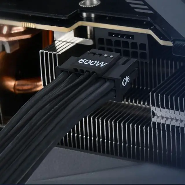 Alt view image 4 of 6 - SilverStone Technology PP14-PCIE Dual PCIe 8 pin (PSU) to 12+4 pin (GPU) 12VHPWR PCIe Gen5 Cable for Silverstone 2nd Gen PSUs, SST-PP14-PCIE