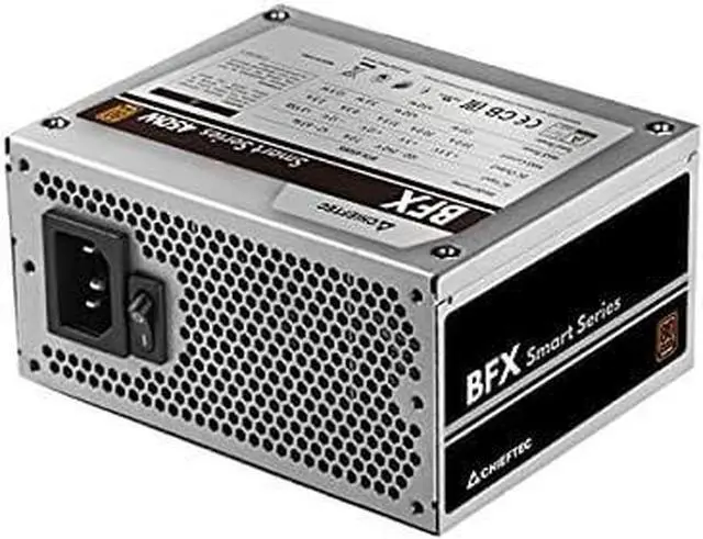 Alt view image 4 of 5 - Chieftec Smart 450W Power Supply Unit 20+4 Pin ATX ATX Black/Silver