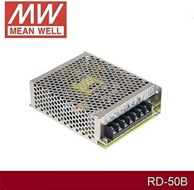 Alt view image 3 of 5 - Enclosed Type 53.6W RD-50B Meanwell AC-DC Dual Output RD-50 Series MEAN WELL Switching Power Supply