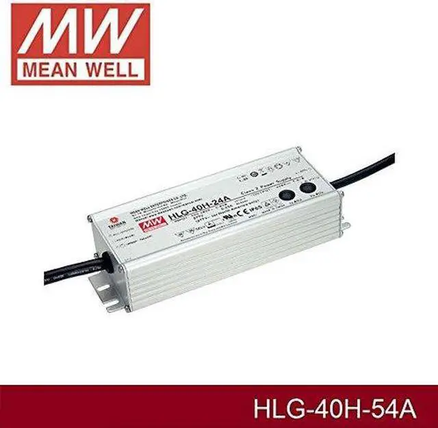 Alt view image 2 of 6 - LED Driver 40.5W 54V 0.75A HLG-40H-54A Meanwell AC-DC SMPS HLG-40H Series MEAN WELL C.V+C.C Power Supply