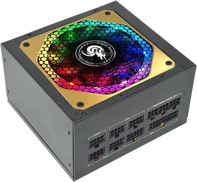 Main image of ATX 850W Full Modular 80Plus Gold Certified RGB 12V PC Power Supply Professional E-Sports Video Game Computer Power Supply