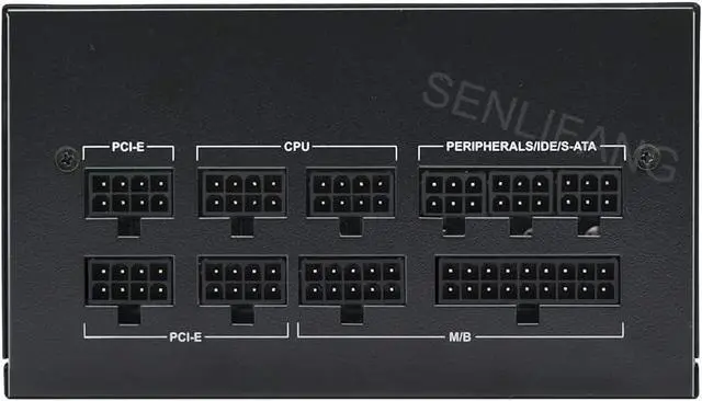 Alt view image 5 of 7 - ATX 850W Full Modular 80Plus Gold Certified RGB 12V PC Power Supply Professional E-Sports Video Game Computer Power Supply