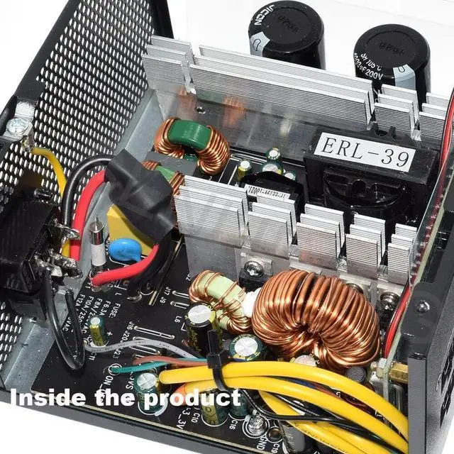 Alt view image 6 of 7 - ATX 850W Full Modular 80Plus Gold Certified RGB 12V PC Power Supply Professional E-Sports Video Game Computer Power Supply