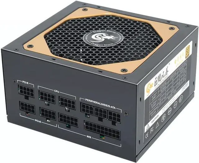 Main image of Lemincrash Full Modular ATX 850W 80Plus Gold 20+4Pin 12V Professional E-Sports Video Game Computer Power Supply for PC Desktop Power Source