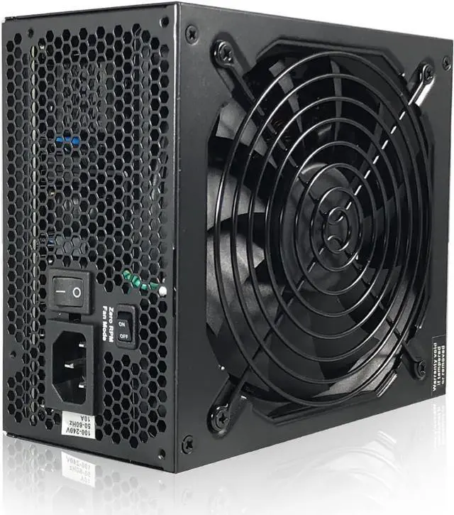 Alt view image 5 of 7 - PowerSpec 850W Power Supply Fully Modular 80 Plus Gold Certified ATX3.0 / PCIe Gen 5 PSU Active PFC Gaming PC Computer Power Supplies, PSX 850GFM CEM