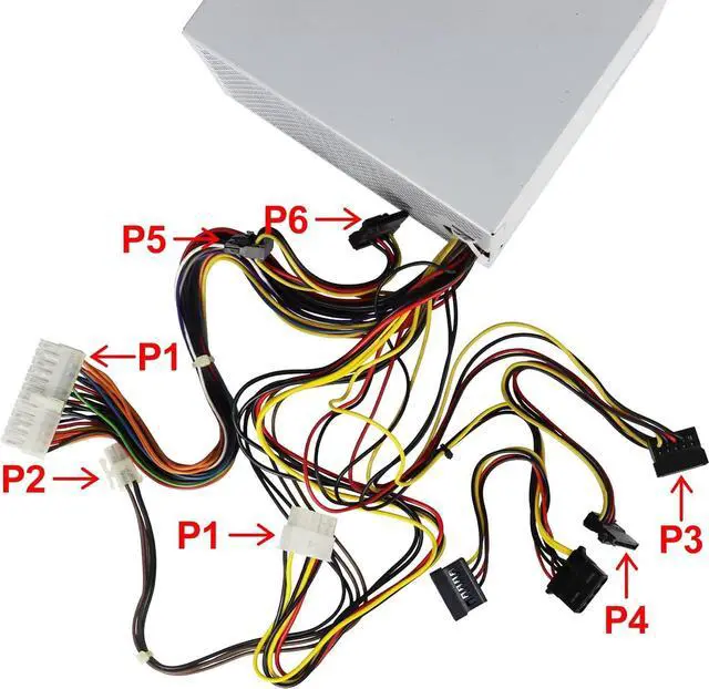 Alt view image 6 of 7 - LXun Upgraded New DPS-350AB-20A 350W ATX Power Supply Compatible with HP ProLiant ML310e G8, Model 671310-001 686761-001 DPS-350AB-20 A PSU 24 Pins Power Supply