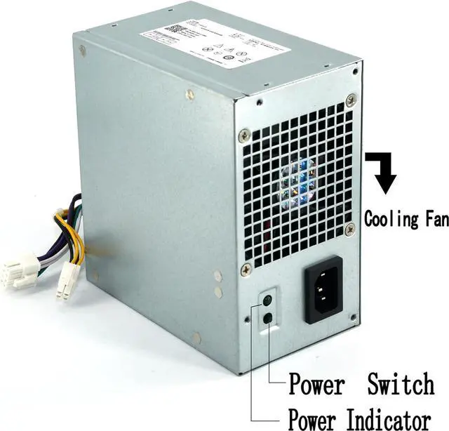 Alt view image 3 of 6 - Ptcliss 290W Replacement Power Supply for Dell Optiplex 3020 7020 9020 Precision T1700/ PowerEdge T20 Compatible P/N: RVTHD KPRG9 HYV3H D290A001L M/N:L290AM-00 PS-3291-1DF H290EM-00 H290AM-00