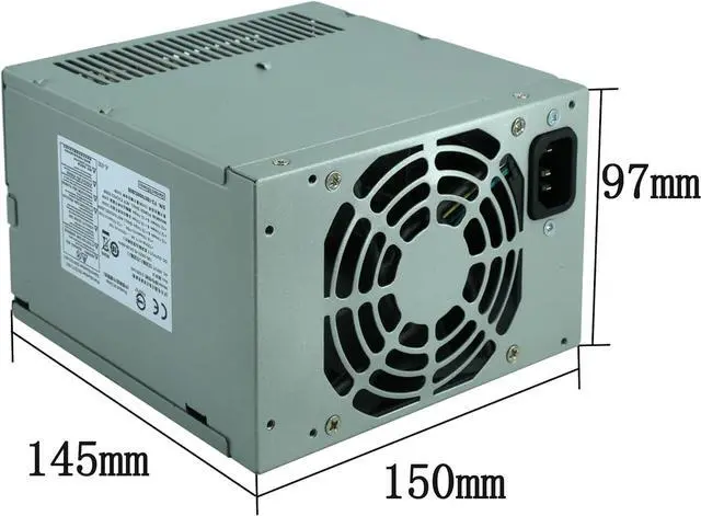 Alt view image 2 of 6 - 320W 503377-001 Power Supply Unit PSU Replacement for HP MT 6000 6005 6200 6300 8000 8200 Z200 Pro Micro Tower P/N:503378-001 702306-002 702454-001 508154-001 611483-001 613746-001 611484-001