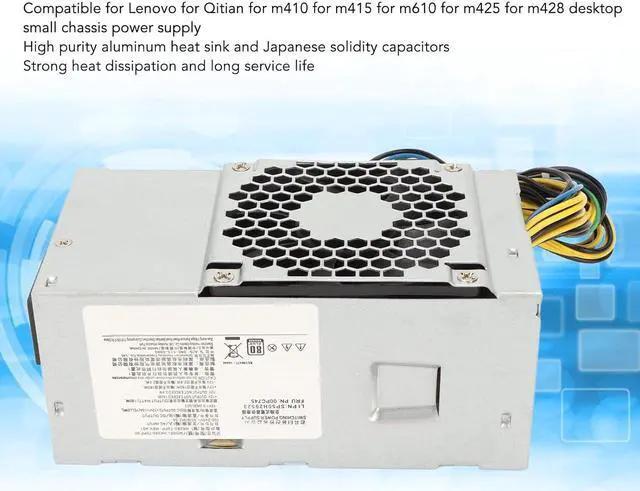 Alt view image 3 of 7 - TFX Power Supply for M415 100240V Compatible Large Metal TFX Power Supply for M428 for M610 (HK280-72PP 180W)