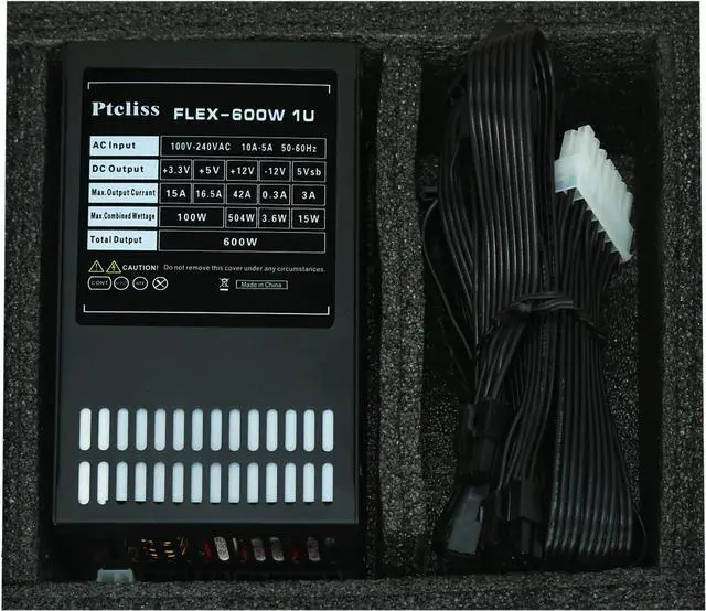Alt view image 6 of 6 - Ptcliss 400W Full Modular 1U Flex ATX Power Supply 80 Plus Bronze Efficiency, Flex-400W