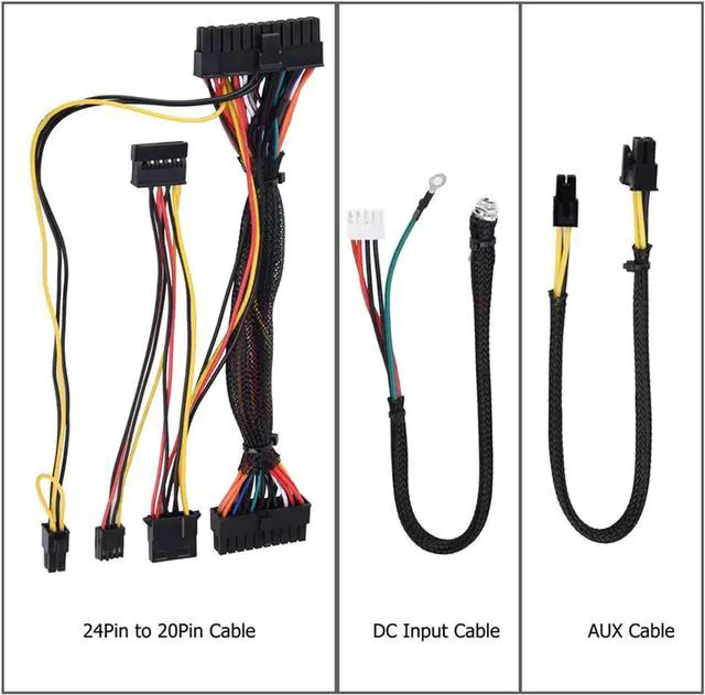 Alt view image 7 of 7 - ASHATA DC to DC ATX PSU 12V 300W 24Pin ATX Switch PSU Mini ITX 1U PC Power Supply Module for Computer