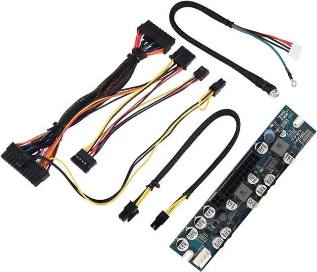 Main image of Pc Mini Itx Power Supply 16×8×4 Pc PSU Dc 12V Input 300W Computer Power Supply Module with 24Pin Connect Aux Cable