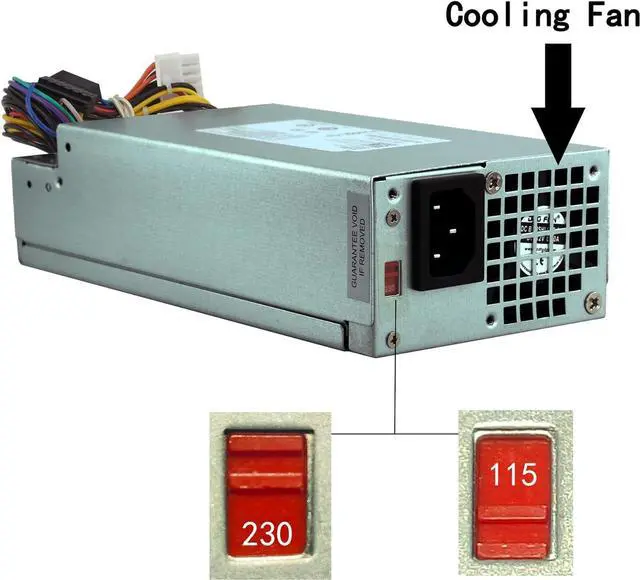 Alt view image 2 of 6 - Ptcliss L220AS-00 P3JW1 220W Power Supply Replacement for Dell Inspiron 3647 660s Vostro 270 Gateway SX2300 Acer X1420 X3400 Aspire X1200 X1300 Veriton X2110 X2610 eMachines L1200 L1210 L1300 Series