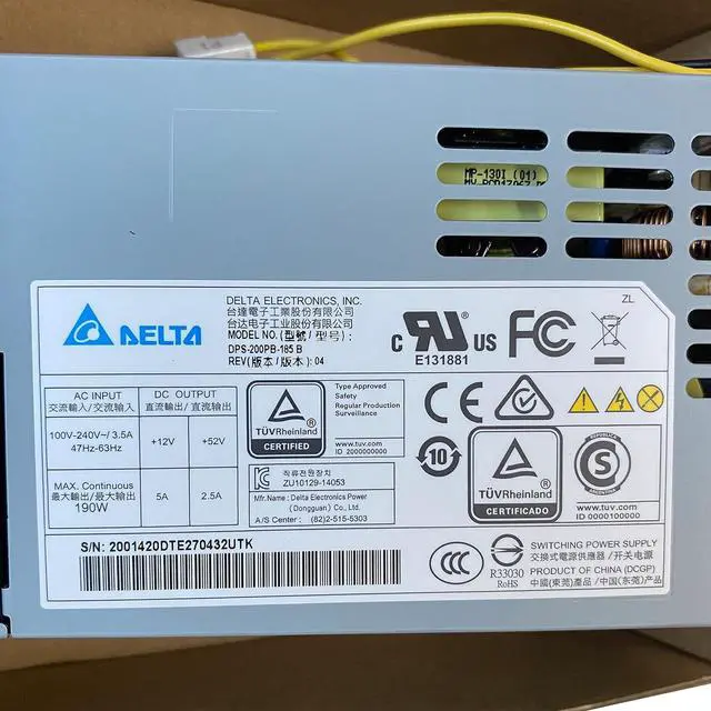 Alt view image 2 of 7 - BestParts New 190Watts DPS-200PB-185 B Power Supply Replacement for Delta AC 100-240V 3.5A 47-63HZ