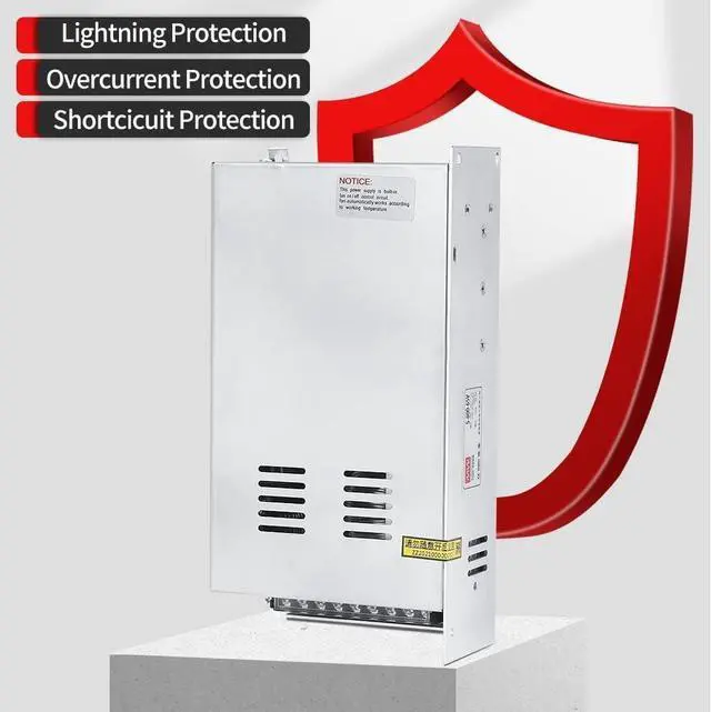 Alt view image 3 of 7 - NVVV 65V 12.3A 800W LED Switch Power Supply Driver AC 110/220V to DC 65V Transformer for LED Strip CCTV Security System,Camera,3D Printer,Computer Project,Motor