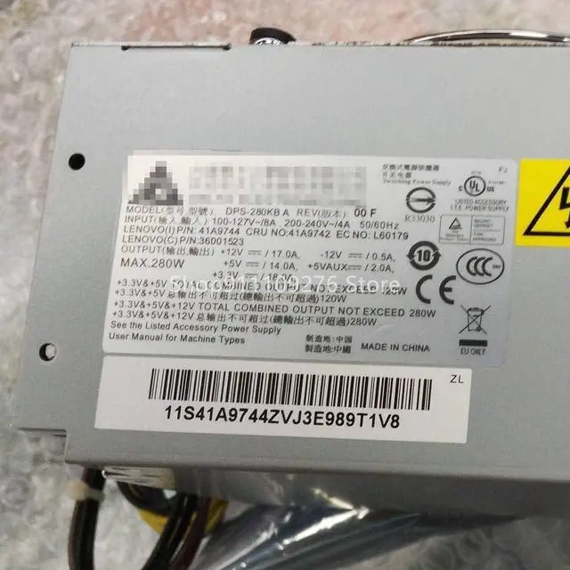 Alt view image 5 of 6 - PSU for PC7001 PS-5281-01VF DPS-280KB A HK340-85FP TFX Power Supply M57 M58 M8000T/S 4250S M6100S