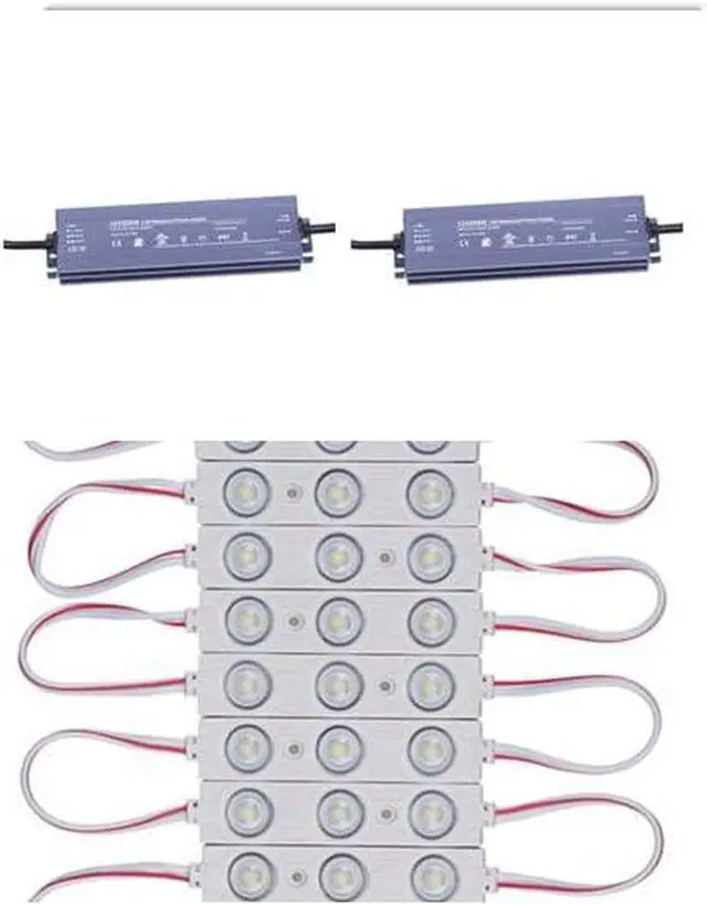 Main image of Q QINGCHEN LED Module DC12V Cool White 10000K 1.32W Module Strip Light with Power Supply
