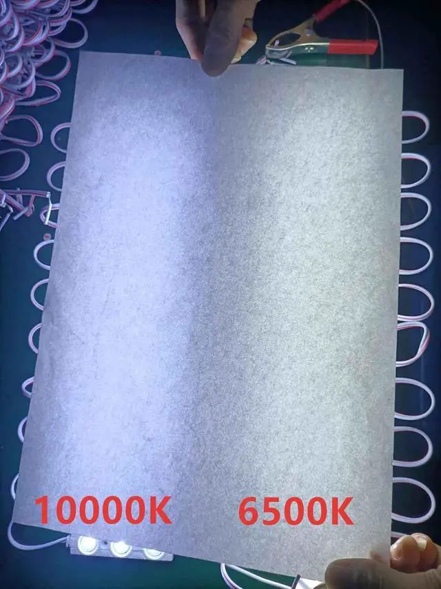 Alt view image 3 of 7 - Q QINGCHEN LED Module DC12V Cool White 10000K 1.32W Module Strip Light with Power Supply