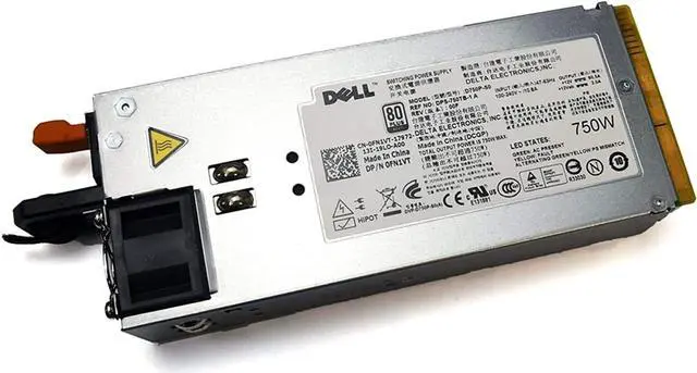 Alt view image 2 of 3 - UpBright 750W Power Supply Unit PSU Compatible with Dell D750P-S0 7001531-J100 Z750P-00 DPS-750TB-1 A CNRJ9 FN1VT G24H2 4T22V F613N 330-8147 PowerEdge R410 R510 R710 R910 T710 PowerVault DL2200 NX3100