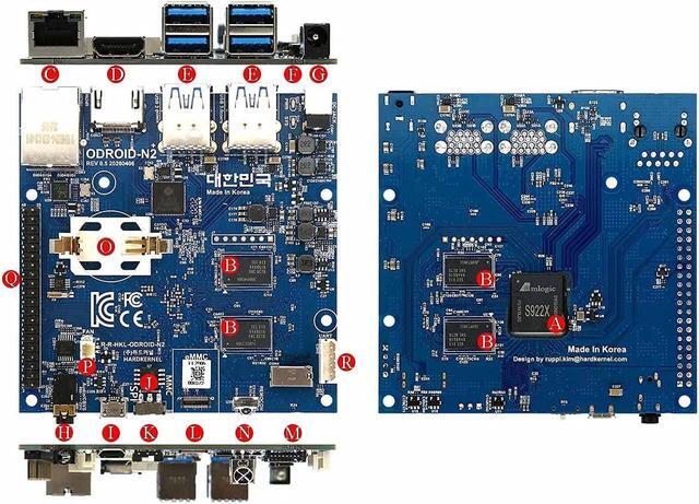 Alt view image 2 of 4 - Odroid N2+ 4GB Ram with 12V 2A Power Supply