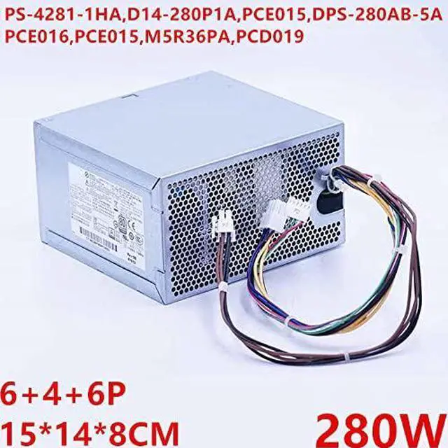 Alt view image 6 of 6 - PSU for 600 680 800 880G2 280W Power Supply PS-4281-1HA D14-280P1A DPS-280AB-5 A DPS-280AB-5 B PCD019 D13-280P2A