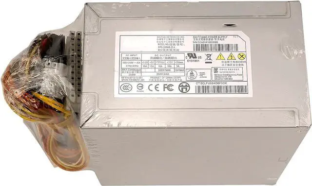 Main image of 350W Power Supply Replacement for HP ProLiant ML310e G8 DPS-350AB-20A 671310-001