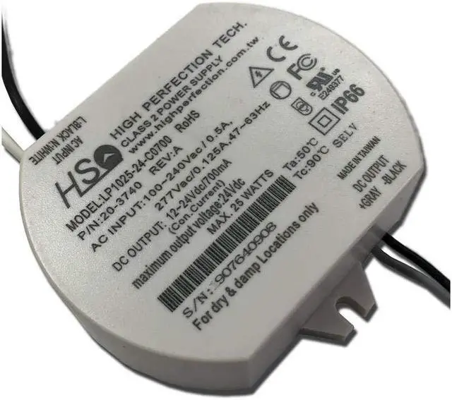Main image of High Perfection LP1025-24-C0700 25W 700Ma Con. Cur. LED Power Supply 7