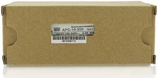 Alt view image 4 of 6 - Kulon Mean Well Power Supply APC-16-350, AC-DC, 12-48V 0.35A Output, 90-264V Input, 16.8W, LED Driver, Constant Current, AP Series (350mA, 60VDC)