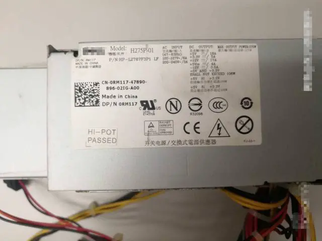 Alt view image 4 of 6 - H275P-01 N275P-01 D275P-00 for 740 745 755 Small case Power Supply