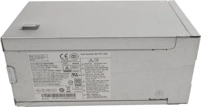 Main image of Power Supply 250W Replacement for HP ProDesk 480 400 G4 600 800 G3 SFF 901761-002 D16-250P2A L08417-001