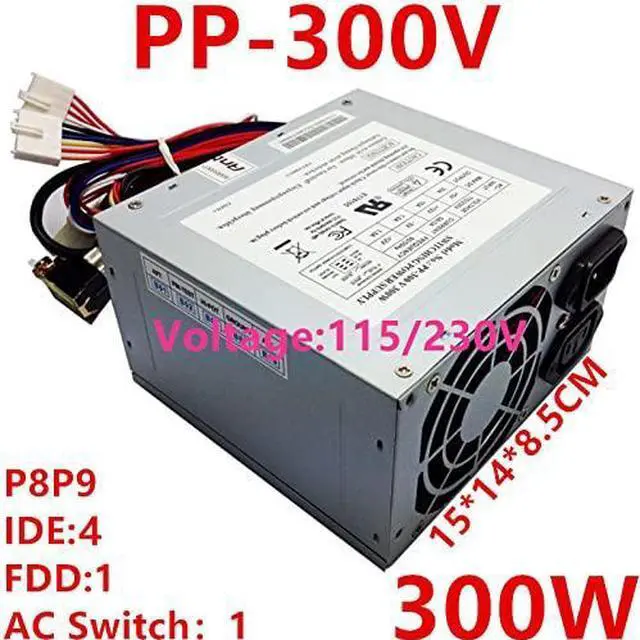 Alt view image 5 of 5 - PSU for Antec at with Switch P8 P9 300W Power Supply PP-300V SPI-300G