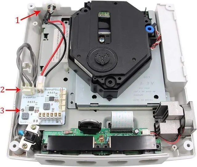 Alt view image 6 of 7 - Sara-u DreamPSU Rev2.0 12V Power-Supply Replace Direct Current Console Power-Supply