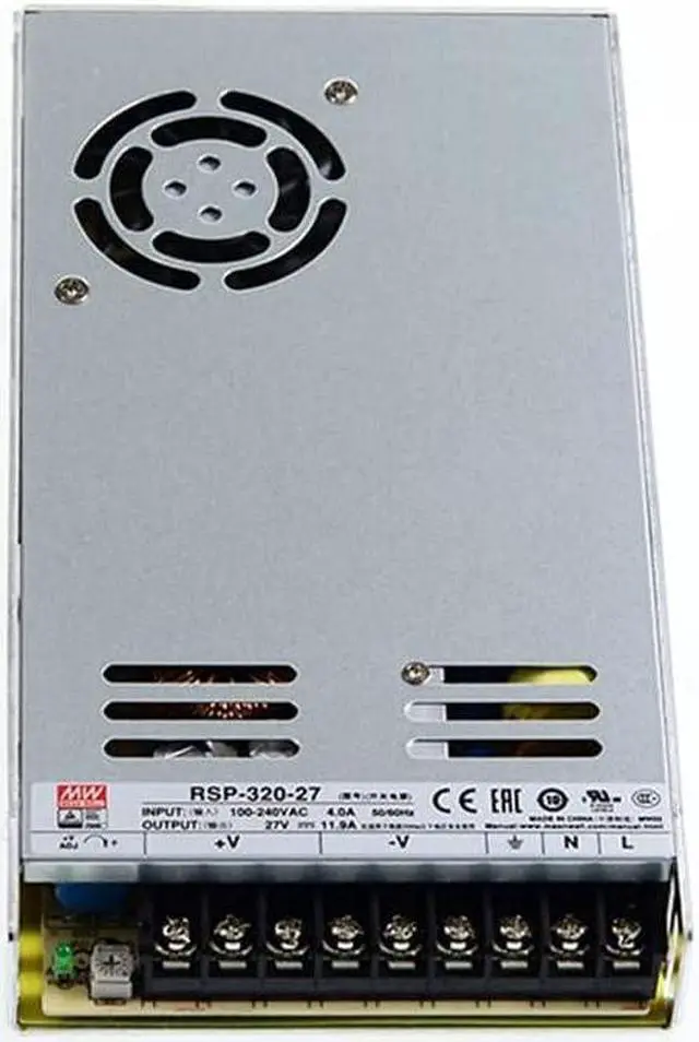 Main image of MW Mean Well Enclosed Type RSP-320W-12/13.5/15/2.5/24/27/3.3/36/4/48/5/7.5V PFC RSP Series 320W Single Output with PFC Power Supply (RSP-320-27)
